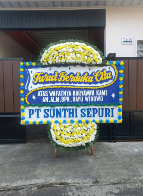 Papan Bunga Duka di Indragiri Hilir