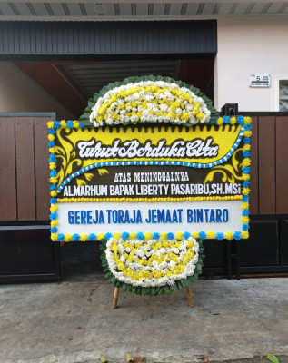 Papan Bunga Duka di Indragiri Hilir