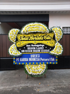 Papan Bunga Duka di Indragiri Hilir