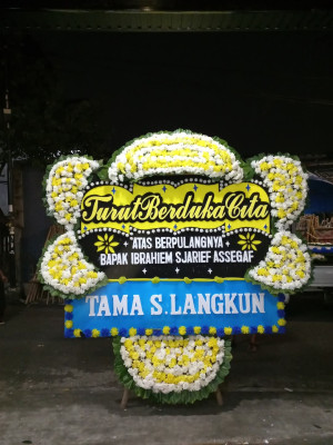 Papan Bunga Duka di Indragiri Hilir