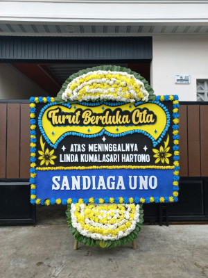 Papan Bunga Duka di Indragiri Hilir